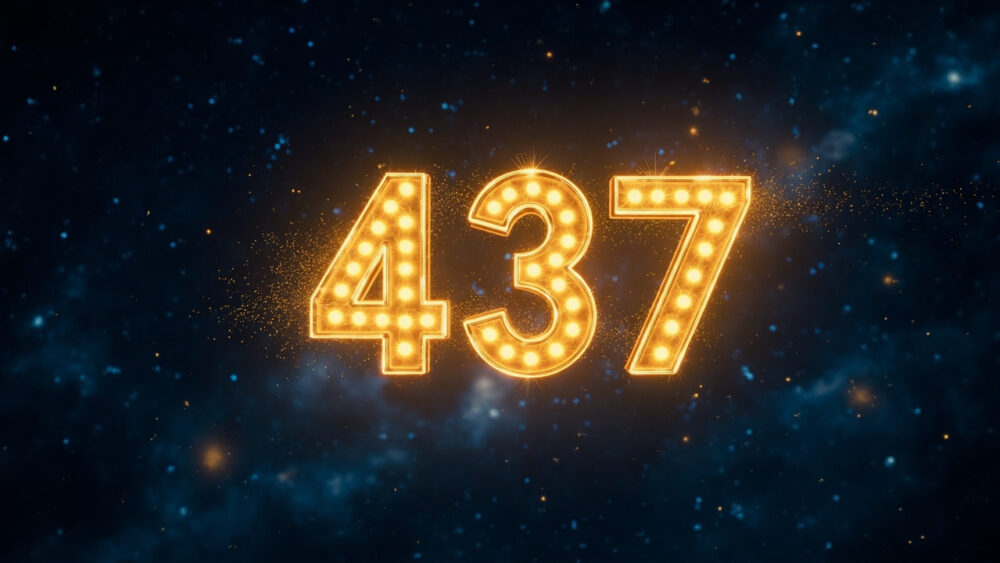 437