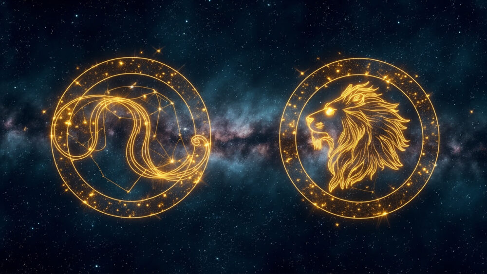 Aquarius Woman & Leo Man