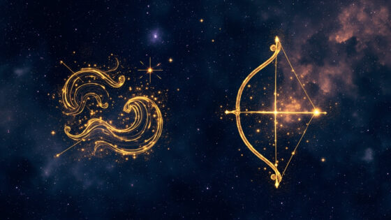 Aquarius Woman & Sagittarius Man