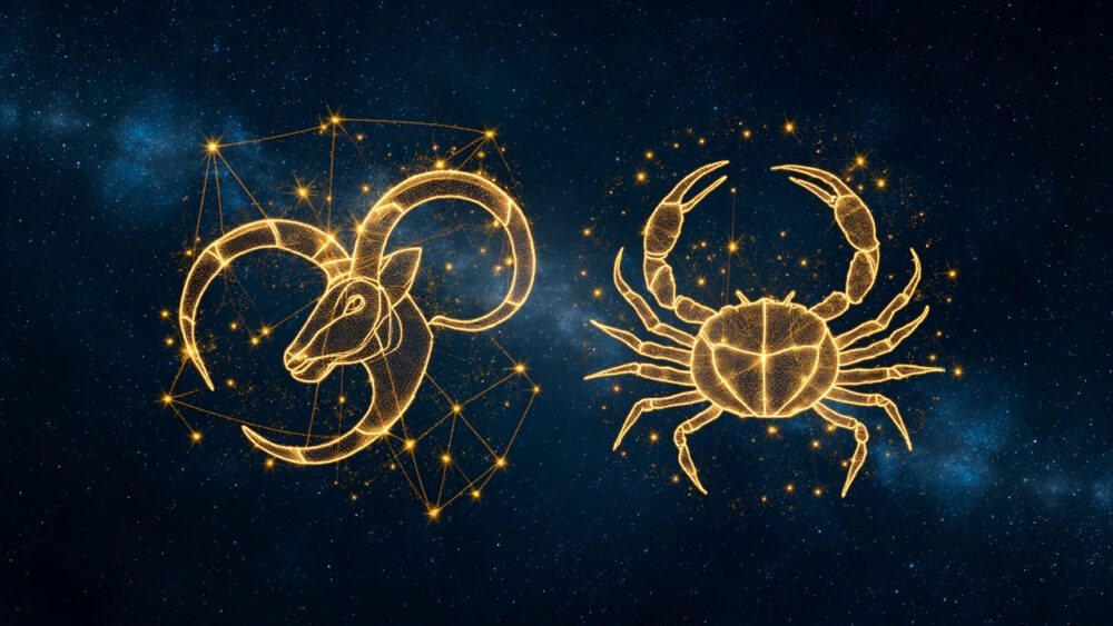 Aries Man & Cancer Man