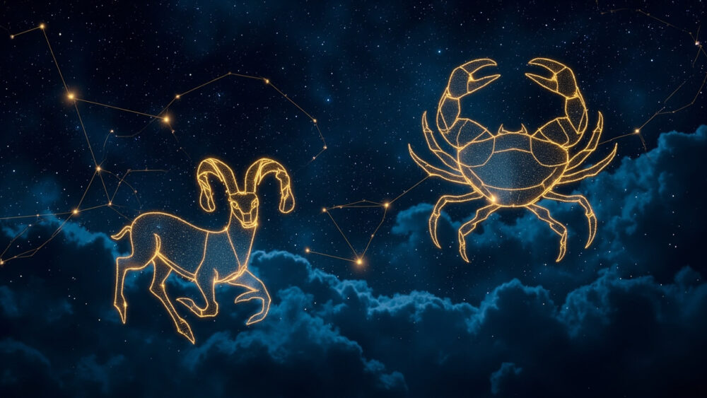 Aries Woman & Cancer Man
