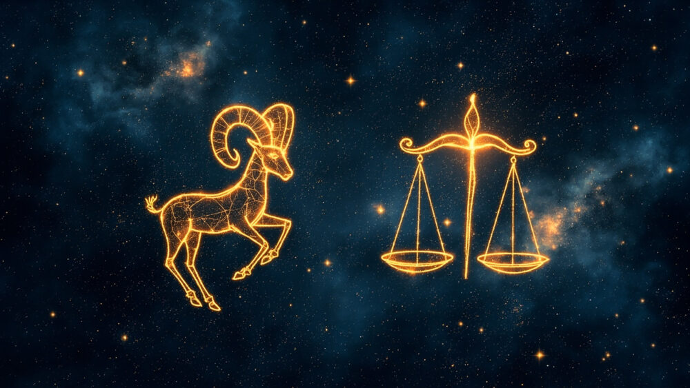 Aries Woman & Libra Woman