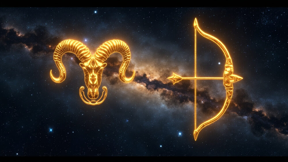 Aries Woman & Sagittarius Woman