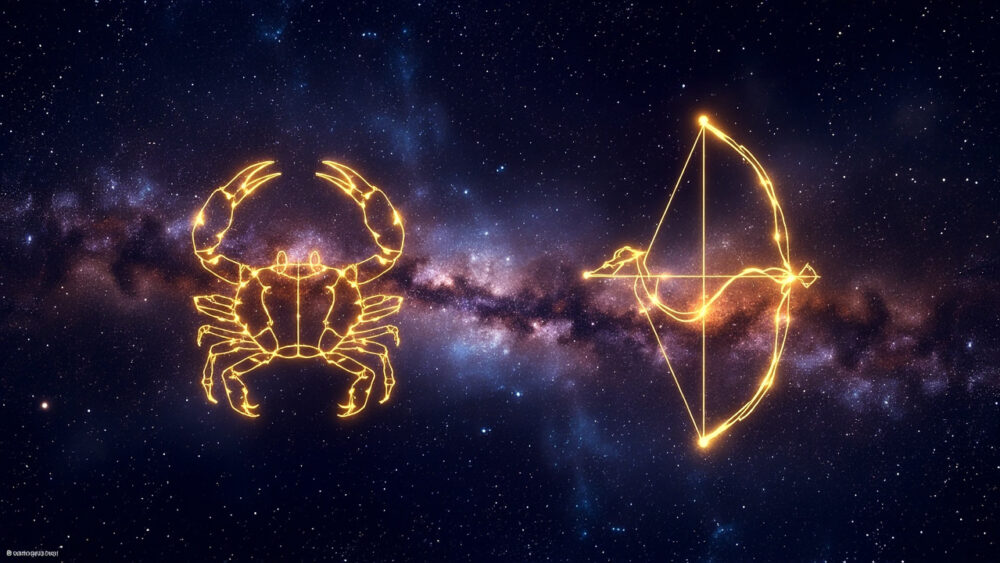 Cancer Man & Sagittarius Man