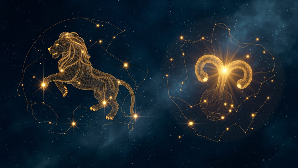 Leo Man & Aries Woman