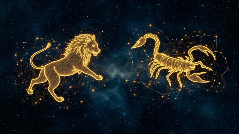 Leo Man & Scorpio Woman