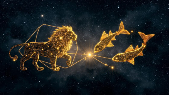 Leo Woman & Pisces Man