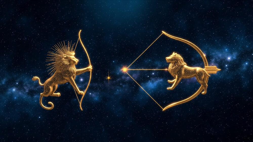 Leo Woman & Sagittarius Man