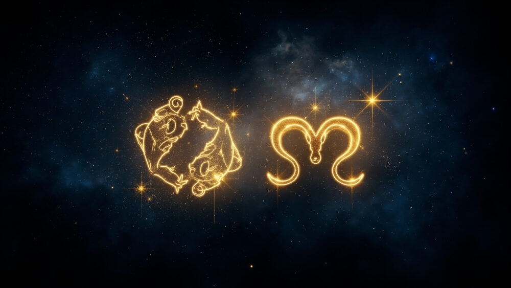 Pisces Man & Aries Woman