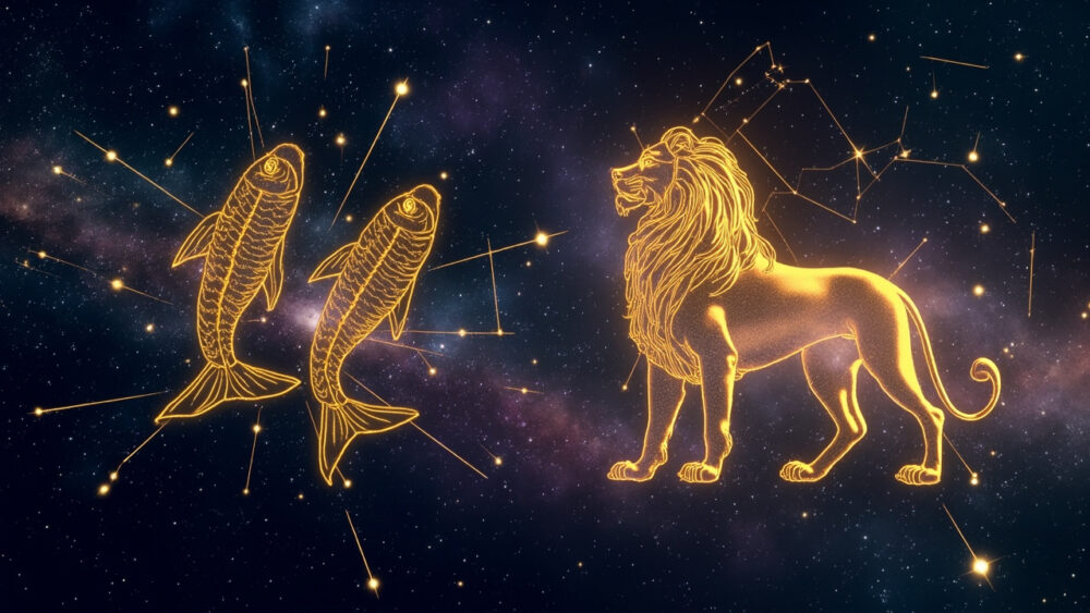 Pisces Man & Leo Woman