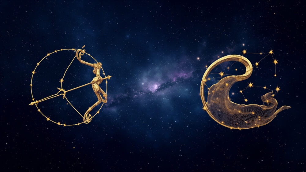 Sagittarius Man & Aquarius Woman