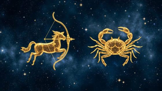 Sagittarius Man & Cancer Man