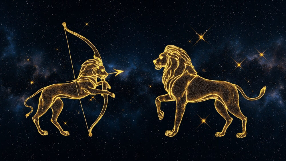 Sagittarius Man & Leo Woman