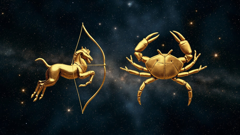 Sagittarius Woman & Cancer Man