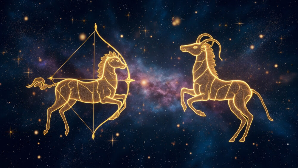 Sagittarius Woman & Capricorn Woman