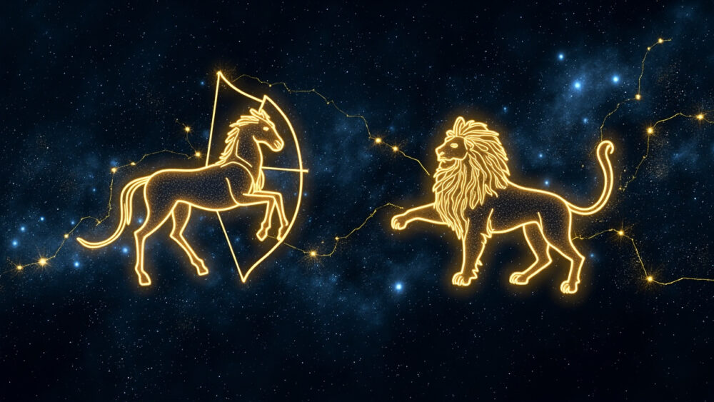 Sagittarius Woman & Leo Man