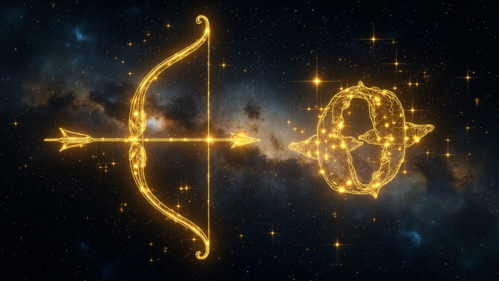 Sagittarius Woman & Pisces Man