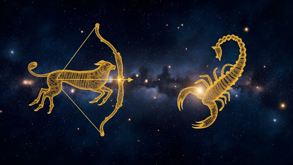 Sagittarius Woman & Scorpio Man