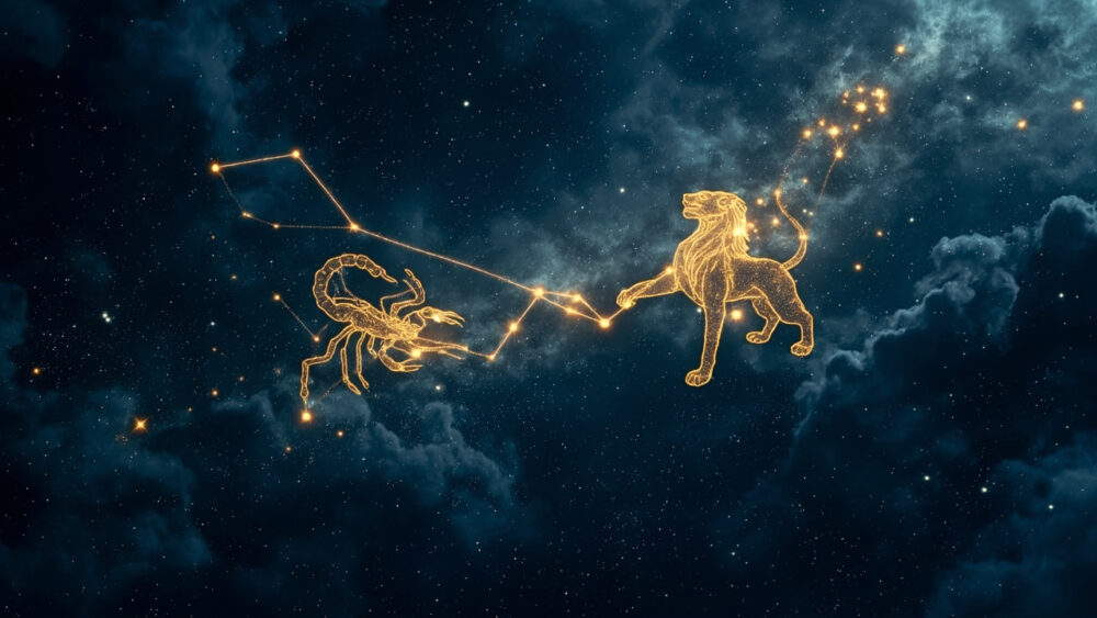 Scorpio Man & Leo Man