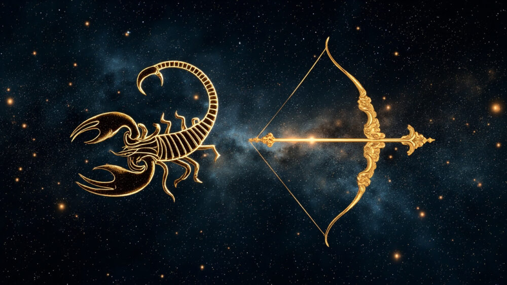 Scorpio Woman & Sagittarius Man