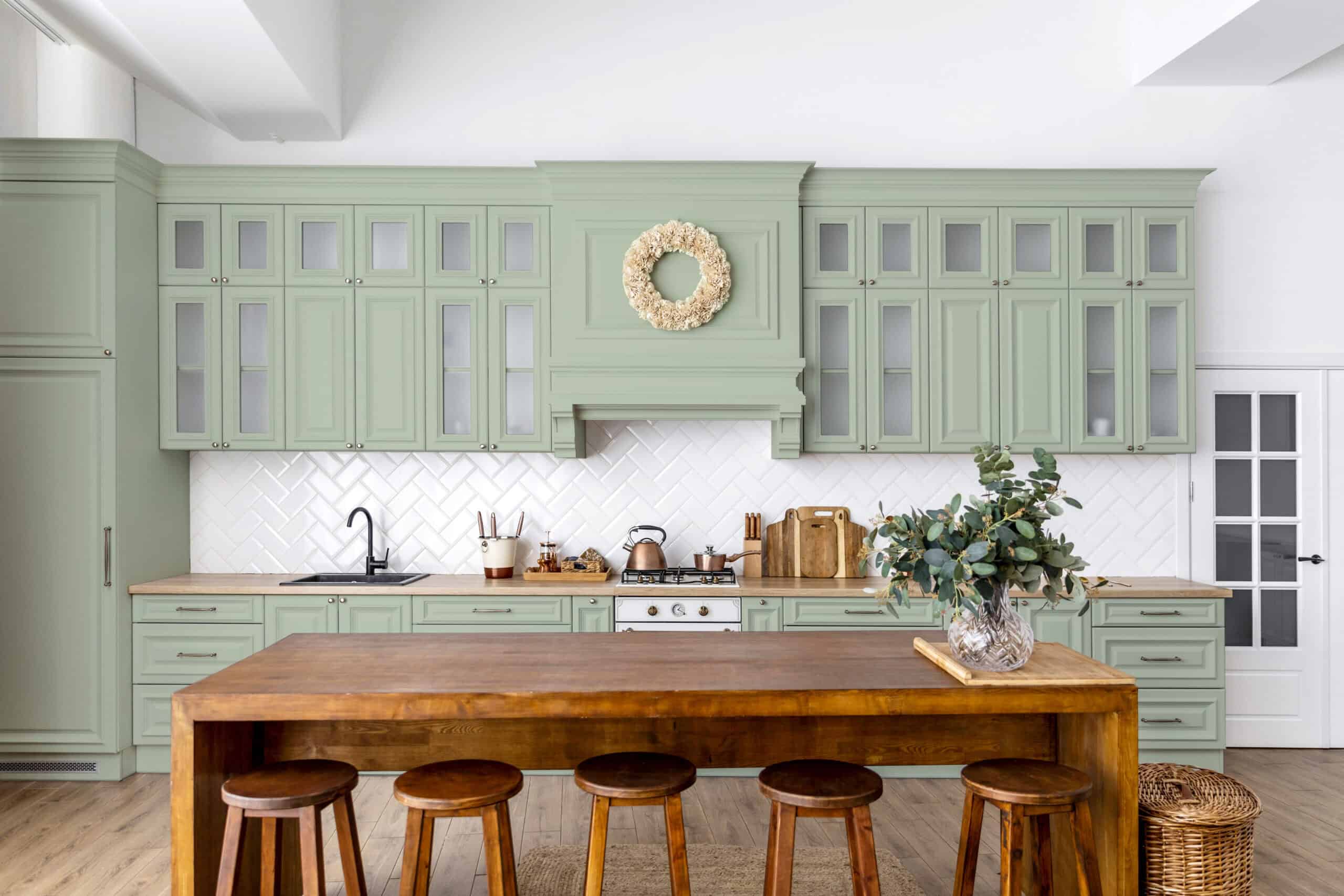 Green Kitchen Cabinet Ideas